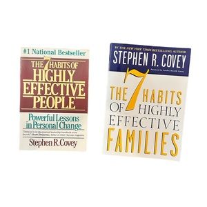 The 7 Habits of Highly Effective People & Families Set of 2 Books
